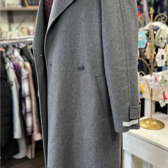 Gray Long Overcoat - Picture 2 of 4